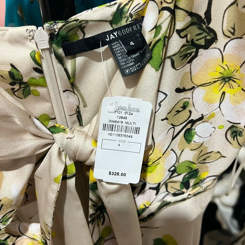 Jay Godfrey Floral Dress - NWT - Picture 6 of 6